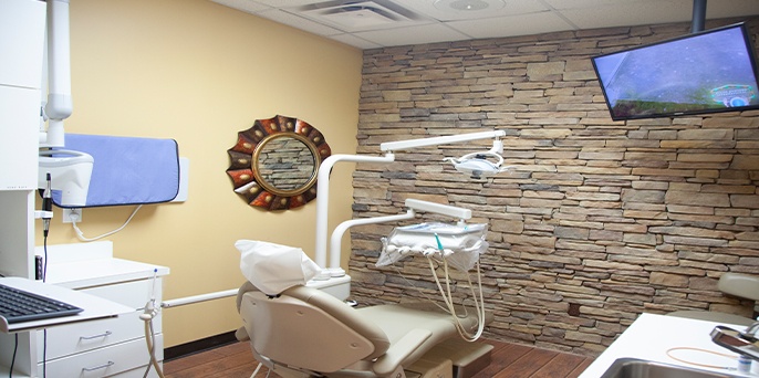 Dental exam room